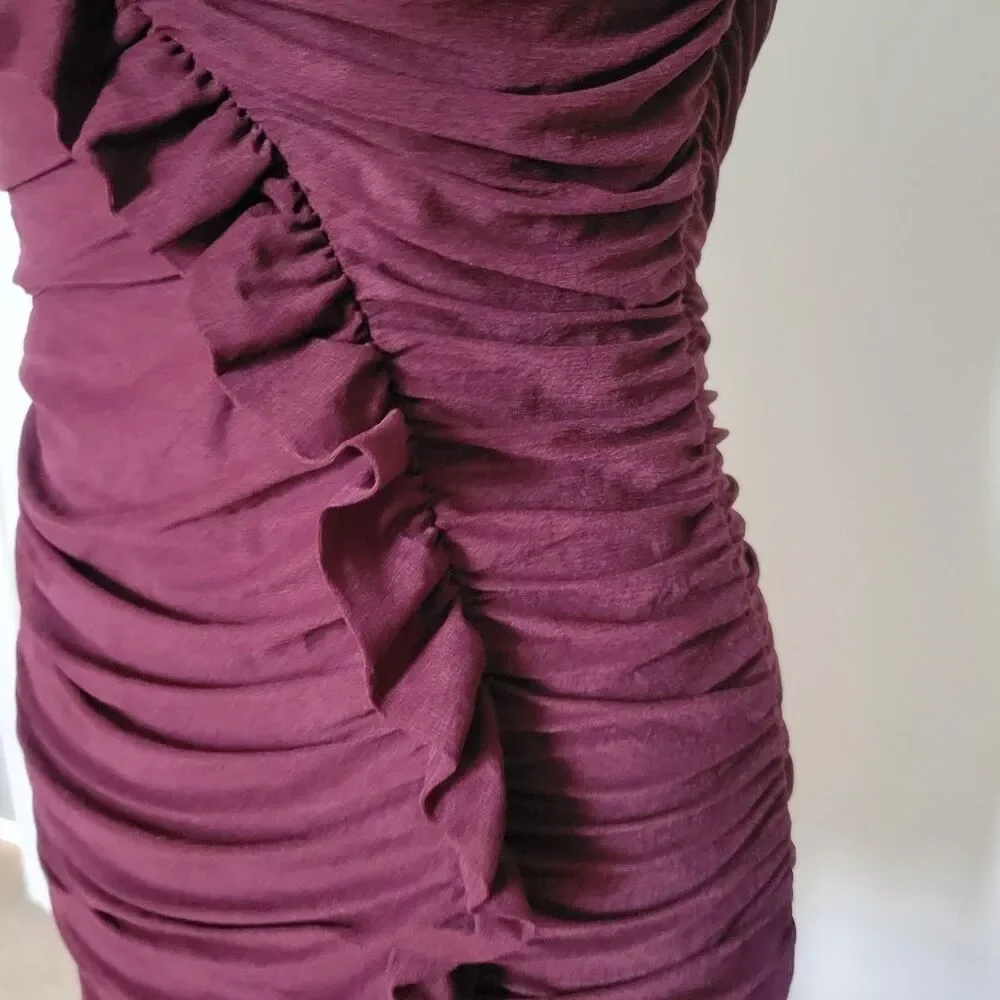 NWOT Wild-fable Women's Burgundy and Red Dress Size M